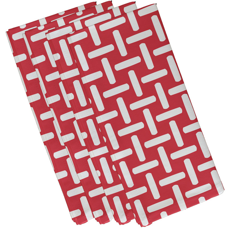 Ensemble de serviettes 4 pièces Kuse, L 18 po x L 18 po, Corail