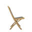 Folding Patio Dining Side Chair with Cushion