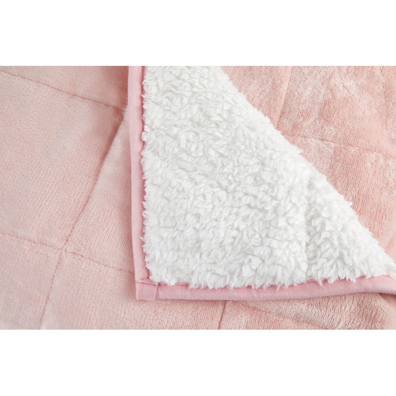 Hornsey Throw Blanket, W150 x L200cm, Blush Pink