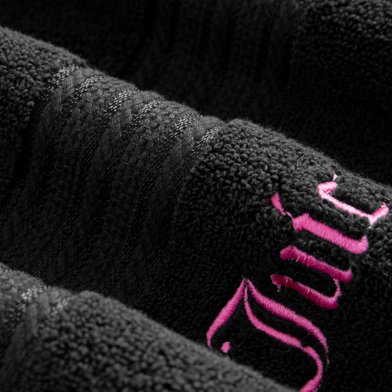 Juicy Couture Alyssa Bath Towels 6-Piece, Black