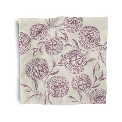 Claridy Antique Flowers Napkins