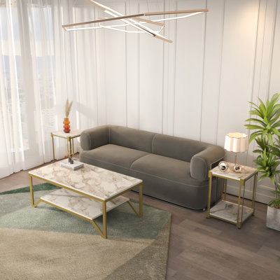 Flora & Norm Coffee & Side Table Set by Mercer41