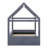 Full-Sized Fabric-Wrapped House Daybed With Integrated LED Lighting-44954482