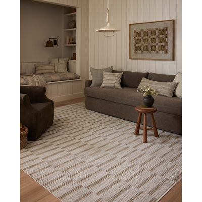 Tapis ivoire / tabac Amber Lewis x Loloi Cali