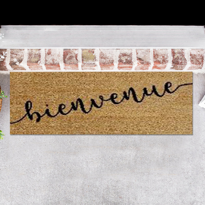 Tapis de porte Coir Bienvenue 10 X 30