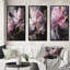 «Harmonious Pink Grey Peony Flower», 3 pièces-1975615896-1975615909