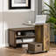 Carnevale C Shaped End Table With Storage Living Room Furniture Side Sofa Table-818368582