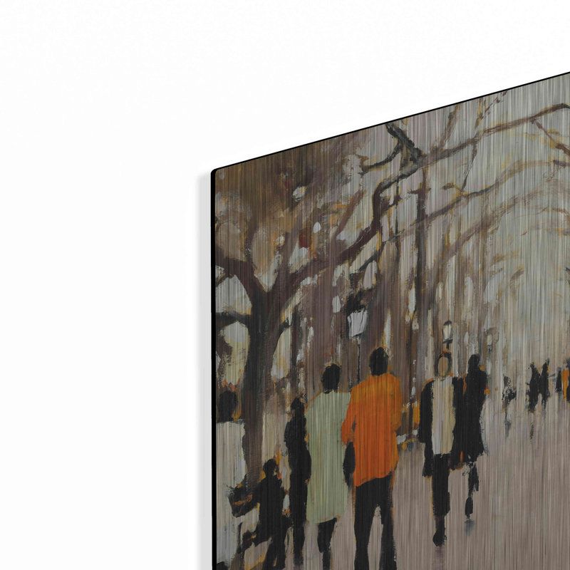 «Poet's Walk» par Lorraine Christie, art mural en métal, H 12 po x l 16 po