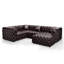Ensemble de canapé modulaire avec repose-pieds 103,6 po Chesterfield-131232365-131232364