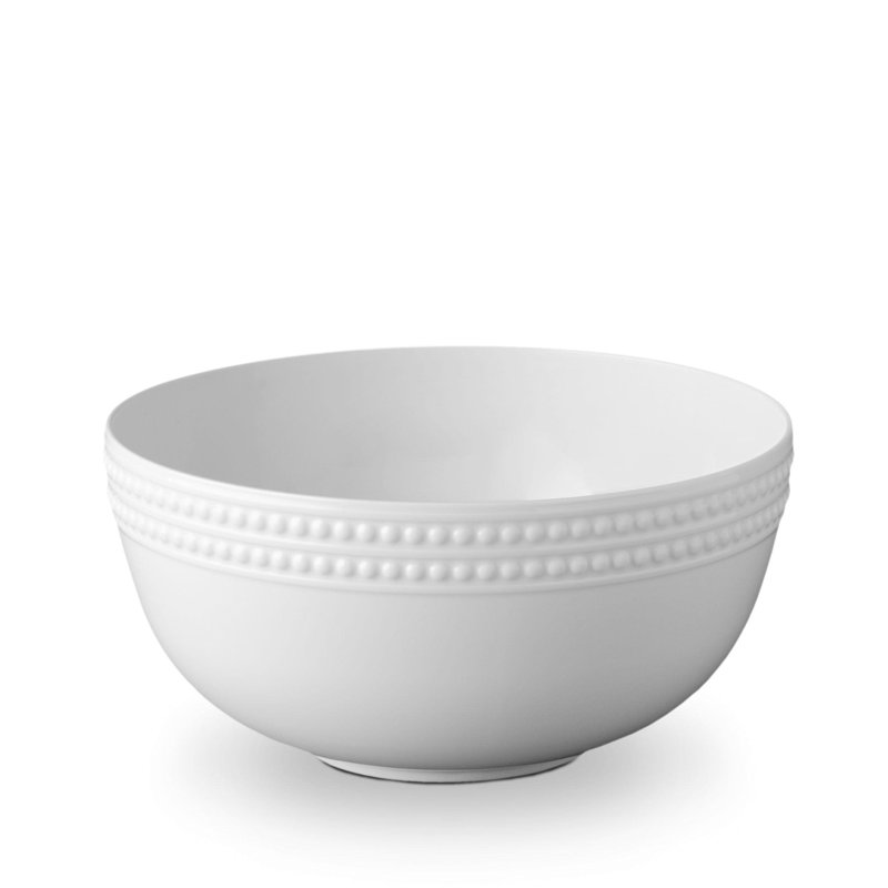 Perlée Serving Bowl, White