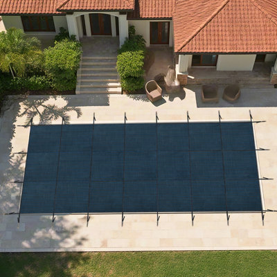 Durable UV-Resistant Pool Cover with Triple Reinforcement and Easy Installation