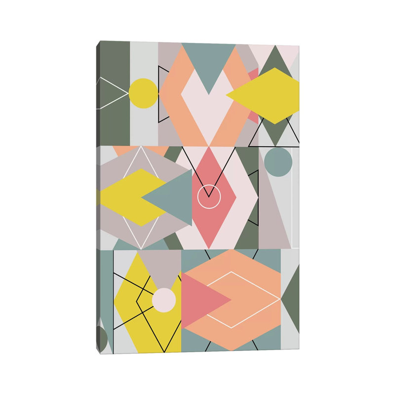 Graphic CXLV by Mareike Böhmer - Wrapped Canvas Print, 66.04 cm H x 45.72 cm W x 3.175 cm D