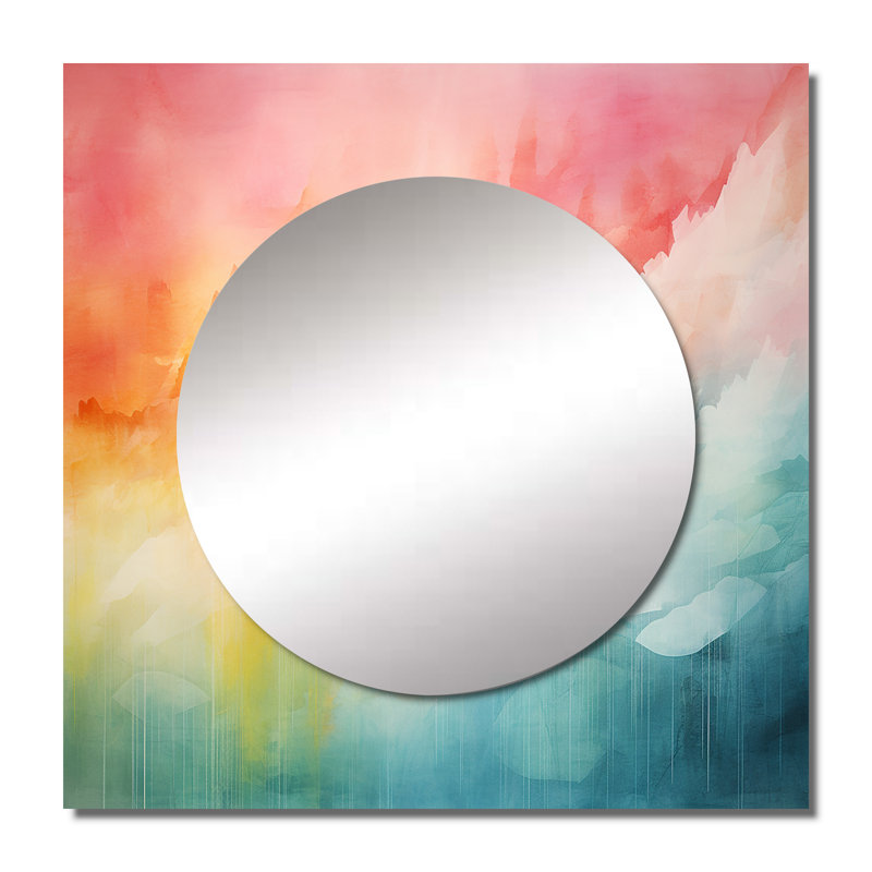 Braxtin - Miroir Northern Lights, 29 po x 29 po