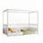 Wood Canopy Bed Frame-980100507-980100504