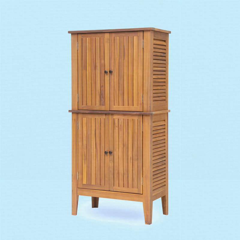Armoire en bois d'acacia