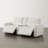 Upholstered Zero-gravity Power Reclining Sofa with Console