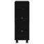 vidaXL Narrow Bathroom Cabinet with Wheels Trolley Cupboard Engineered Wood-628732727