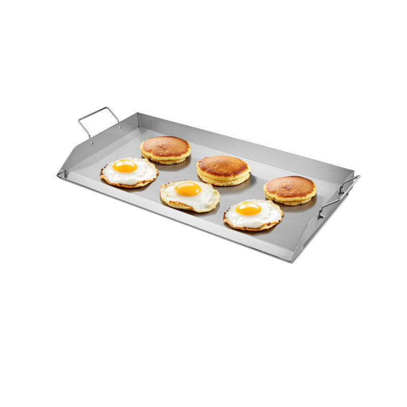 Casserole 32x16 pouces en acier inoxydable pour barbecue en plein air