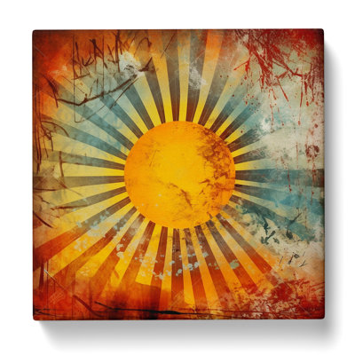 Sun - Wrapped Canvas