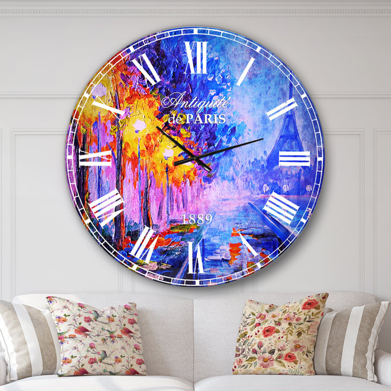 Horloge murale Swigart, Surdimensionné