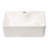 16"X12" White Ceramic Bathroom Vessel Sink - Modern Design, Acid Resistance Rectangular Vessel, White, Stain Installation