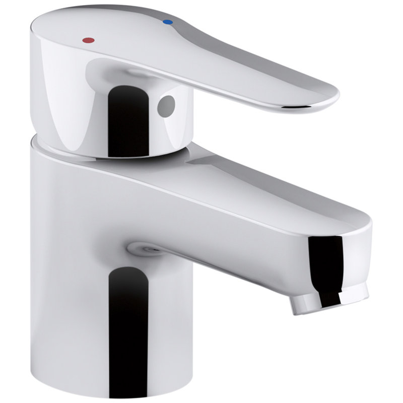 July Single-Handle Commercial Bathroom Sink Faucet with Grid Drain
