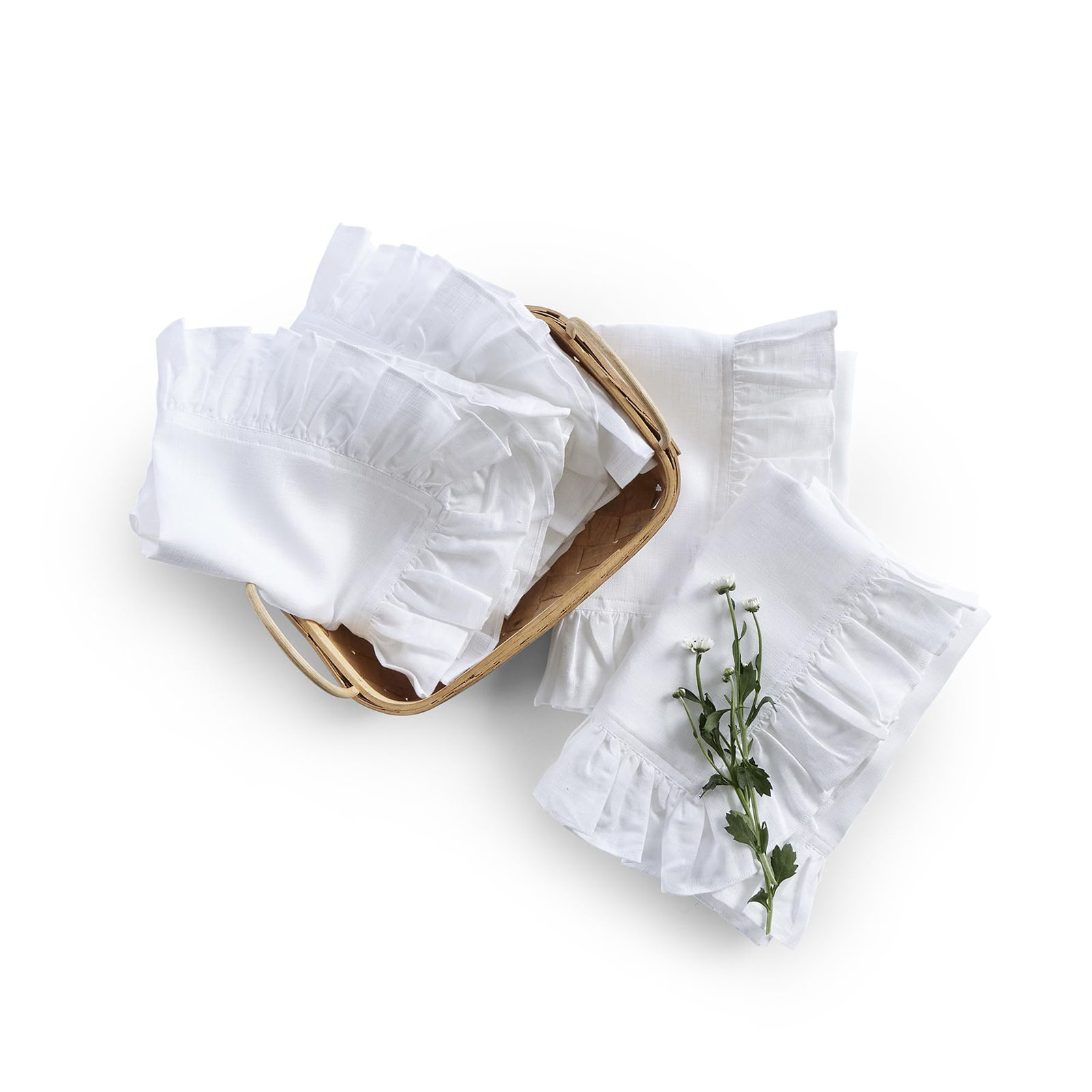 100% Linen Napkin, White