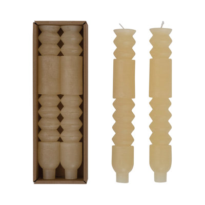Bougies non parfumées en boîte Artemis