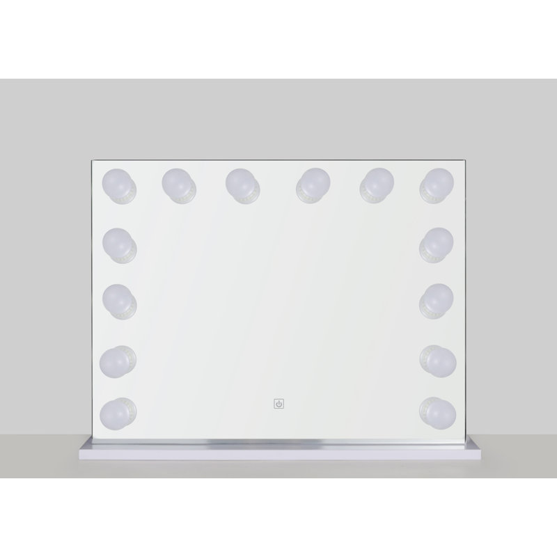 Miroir de salle de bain/meuble-lavabo lumineux Syn, Noir