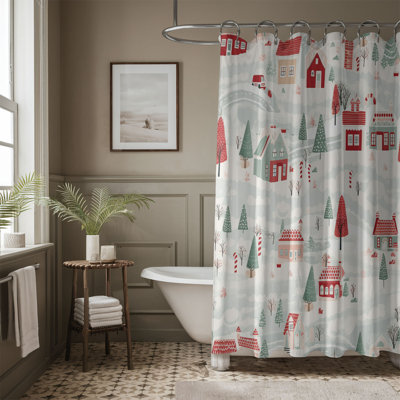 Old-School Xmas - Premium Shower Curtain