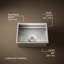 Prolific 23" x 17-3/4" x 10" Under-Mount Single-Bowl Kitchen Sink with Accessories