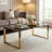 Mitre Glass Top Coffee Table