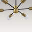 Mid-Century Modern 6-Light Iron Sputnik Semi Flush Mount Ceiling Light-563812123
