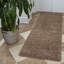 Tapis beige à poils longs Cozy-1728056301