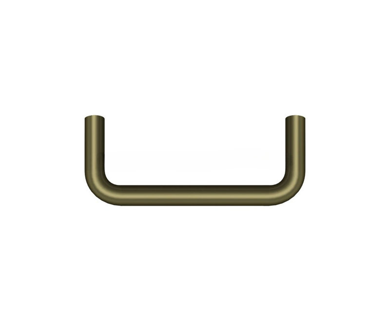 Arch Pull, 3 1/2", Antique Brass