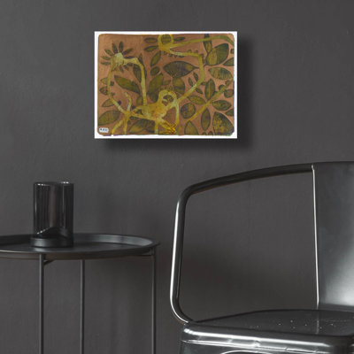 «Green Gold 2» par Maria Pietri, art mural en verre acrylique