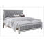 Lit double Chloe Gemstone Silver Matériaux robustes et durables, modernes et simples, respectueux de l'environnement, faciles à installer