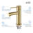 Circular X Single-handle Bathroom Faucet with Drain Assembly-61497406