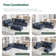 Tomario 8- Piece Upholstered L-Shaped Modular Sectional With Storage Ottoman