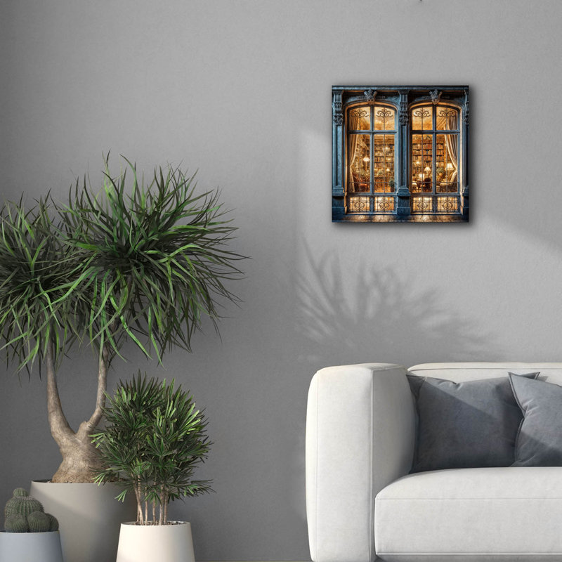 «Home Sweet Home» par Rey Klimt, art mural sur toile, H 18 po x l 18 po