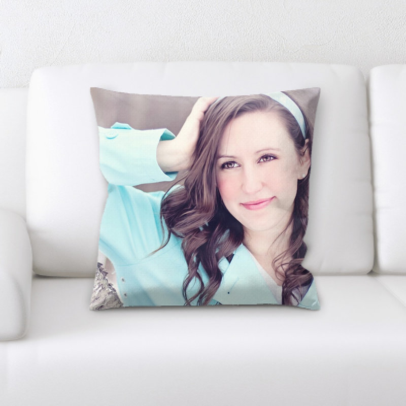 Woman Throw Pillow