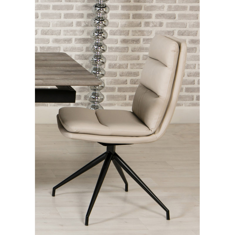 Tarboro 49cm H Side Chair, Black, Taupe