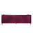 Zilla Upholstered Sofa with 2 Pillows in Burgundy-1242207752