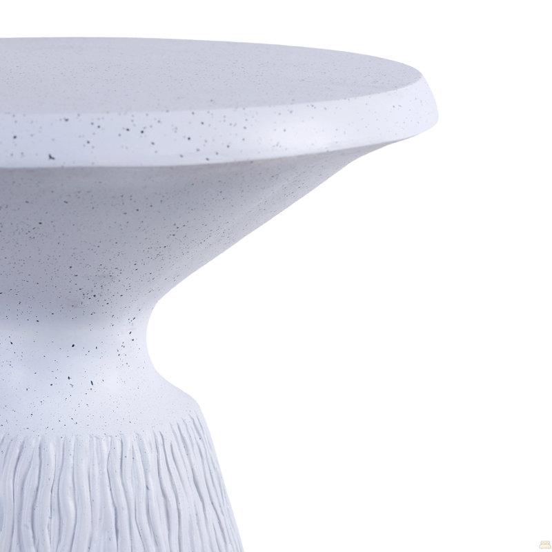 Tables de bout d'extérieur en ciment, table de jardin