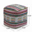 Pouf carré péruvien moderne de conception moderne, douceur et confort