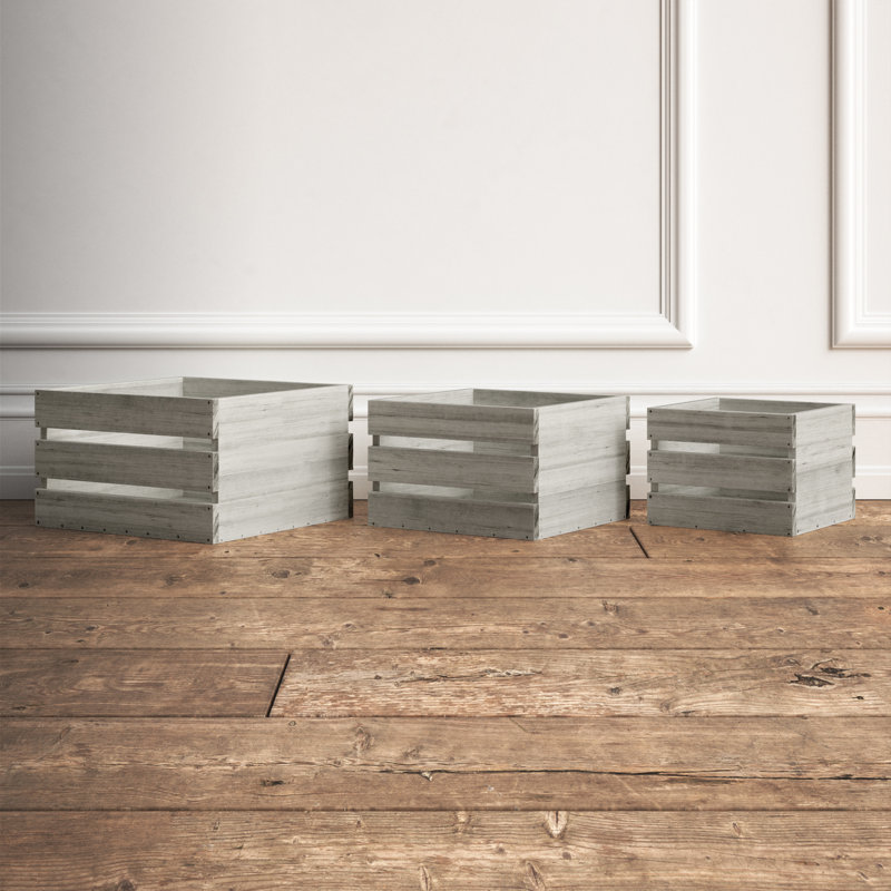 Ophelia & Co. Solid Wood Crate