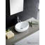 Lavabo de salle de bain circulaire en céramique pour bateau Modern