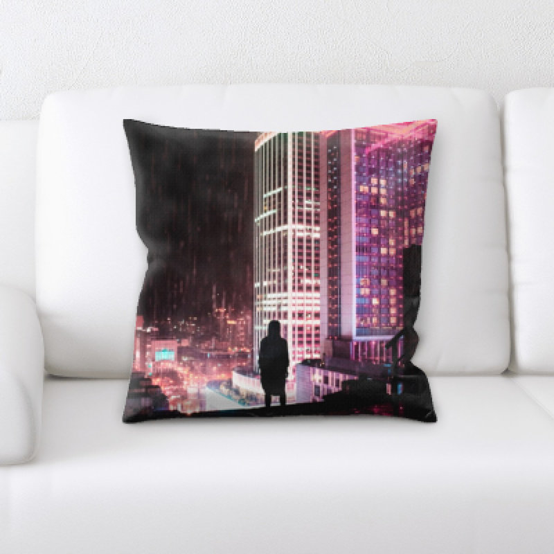 Microsuede Throw Pillow