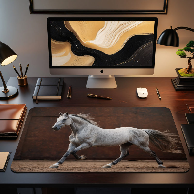 Polyester Desk Pad, 31.5x15.5
