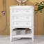 Base de meuble-lavabo sans lavabo 24 po avec tiroir et tablette ouverte pour le rangement